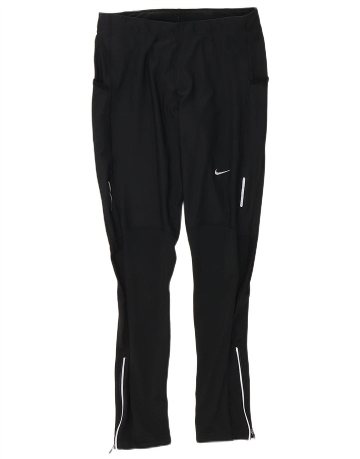 Damskie legginsy do biegania Nike UK 14, duże, czarne, poliestrowe