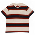 Levi's Mens Relaxed T-Shirt Top XL White Striped Cotton