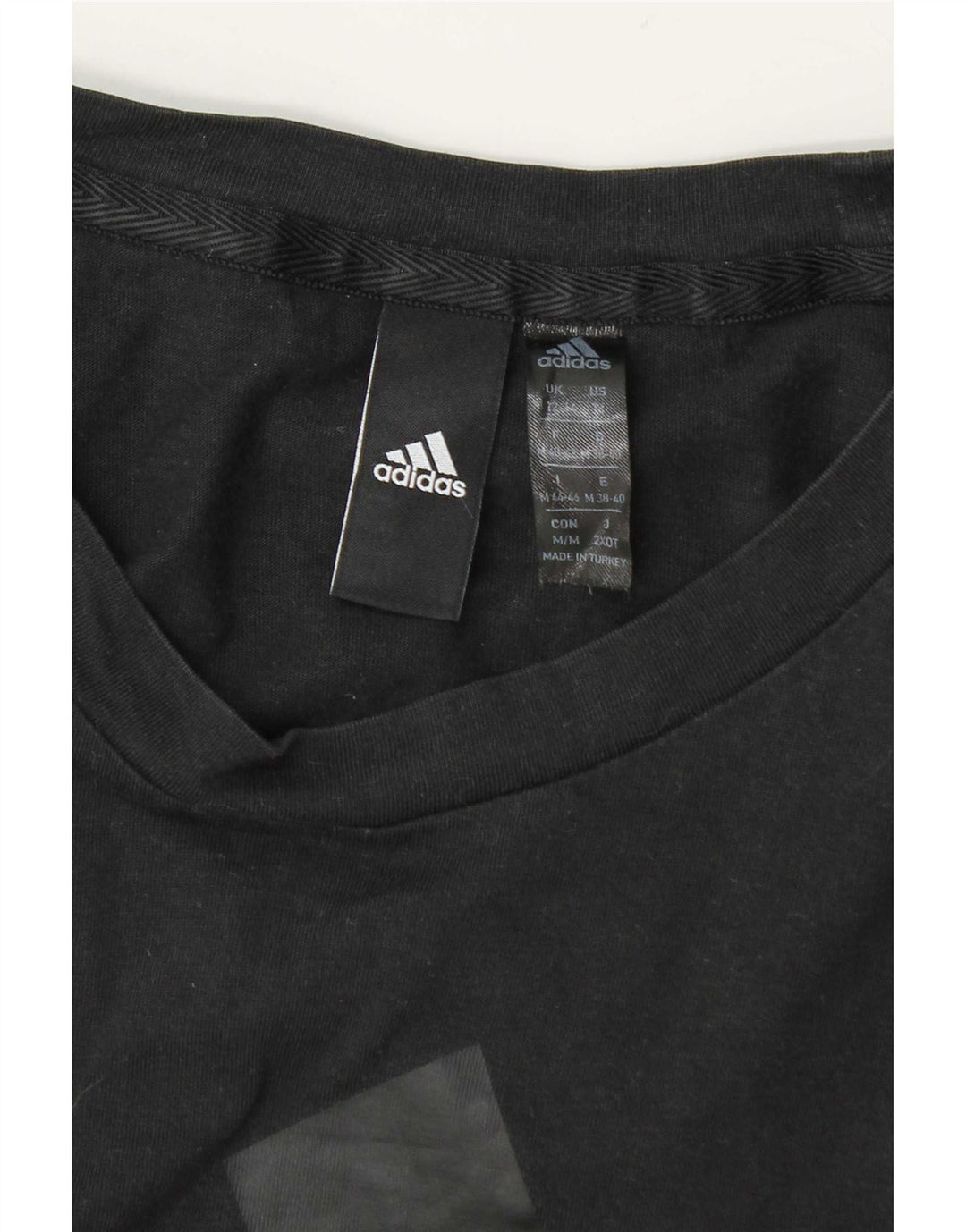 Adidas Womens Graphic T-Shirt Top UK 12/14 Medium Grey