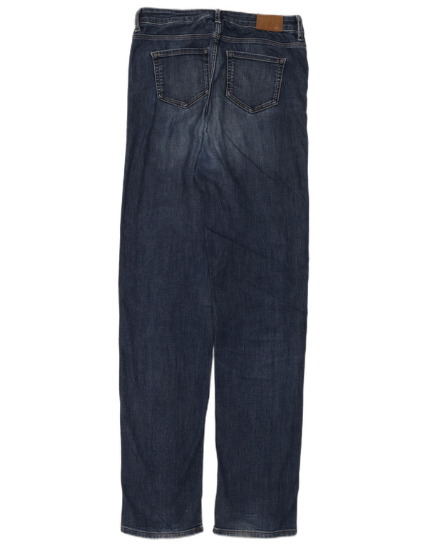 Marks & Spencer Γυναικεία The Sophia Straight Jeans UK 10 Small W30 L33 Blue