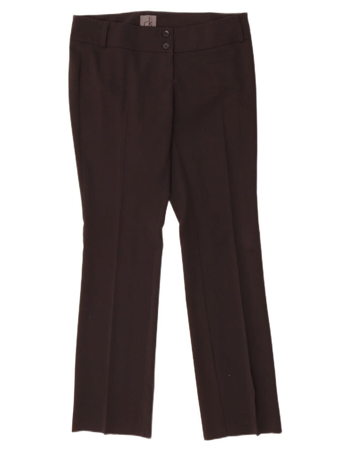 Pantaloni casual slim da donna Calvin Klein W32 L32 poliestere nero