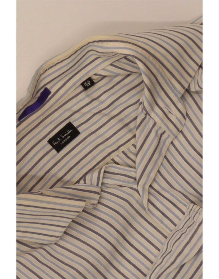 Paul Smith Chemise Homme Taille 16 1/2 Large Blanc Rayé