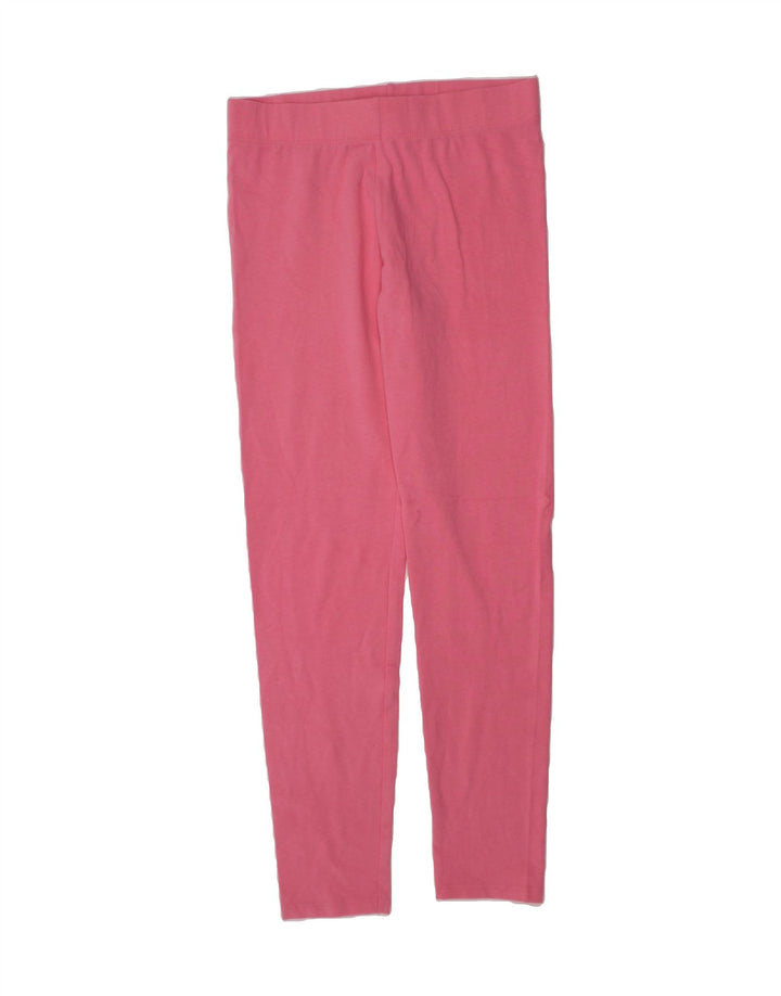 MARKS & SPENCER Girls Leggings 11-12 Years Pink Cotton Vintage Marks & Spencer and Second-Hand Marks & Spencer from Messina Hembry 