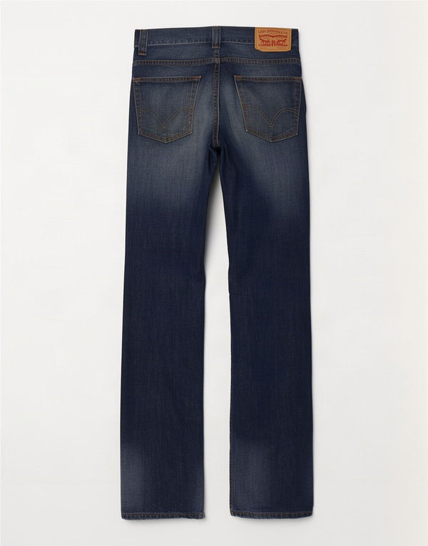Levi's Mens 506 Straight Jeans W30 L34 Navy Blue Cotton
