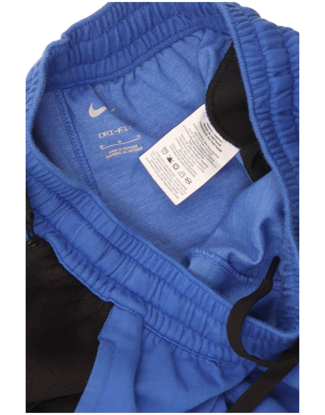 Nike Mens Dri Fit Tracksuit Trousers Joggers Medium Blue Colourblock