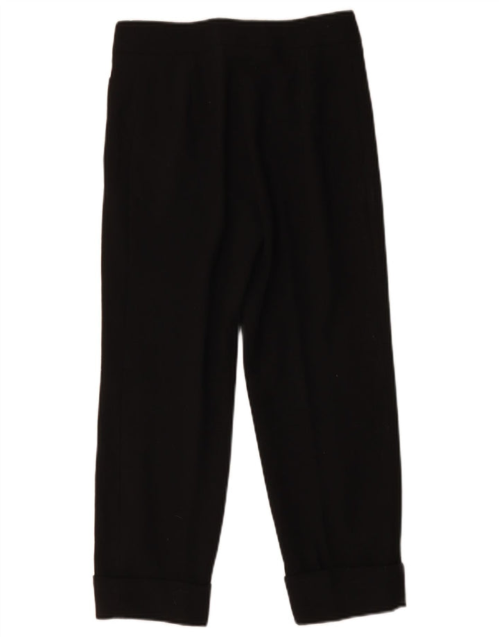 Vintage-Hose für Damen, W26, L23, schwarze Wolle