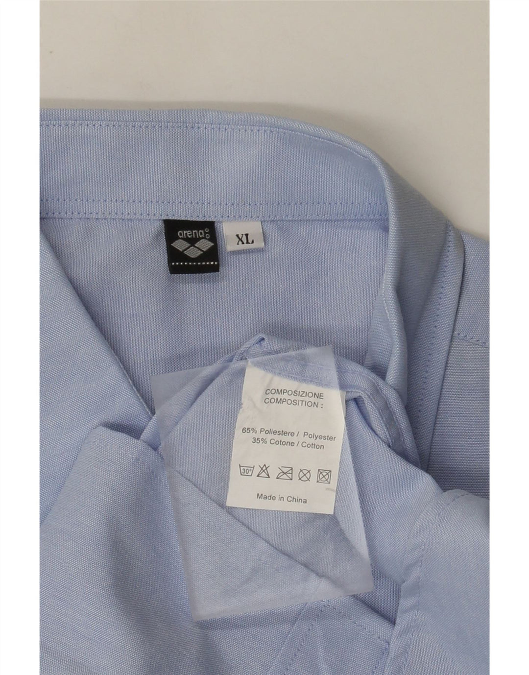 Arena Mens Shirt XL Blue Polyester