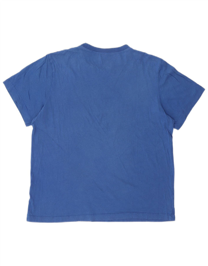 NIKE Grafisk T-shirt top til mænd, stor blå
