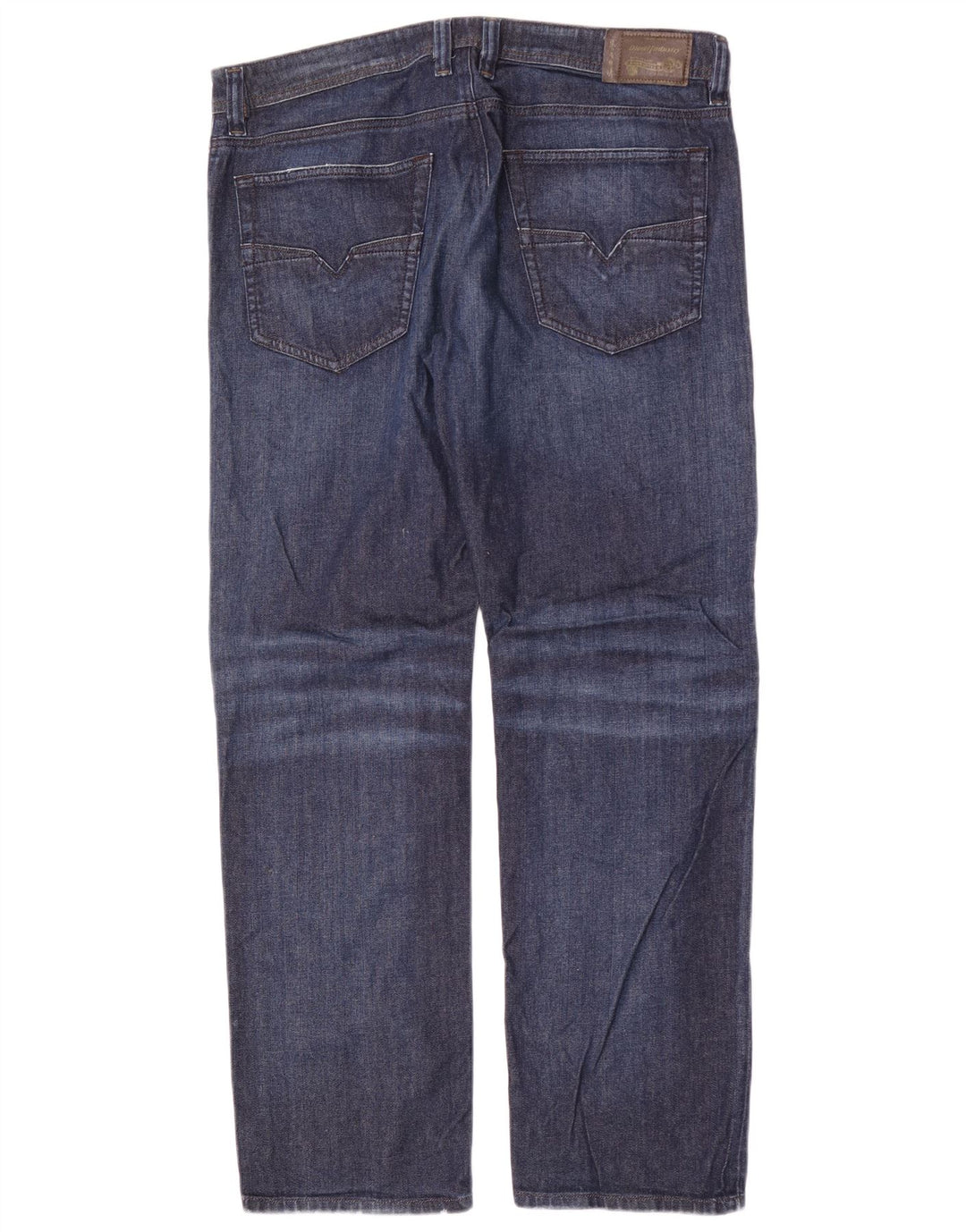 Diesel Straight Jeans til mænd W36 L32 Blå Bomuld