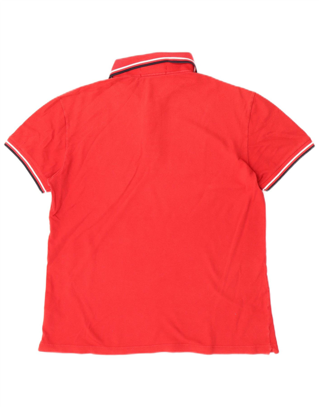 Leichtes und dehnbares Herren-Poloshirt aus mittelroter Baumwolle von Fred Perry