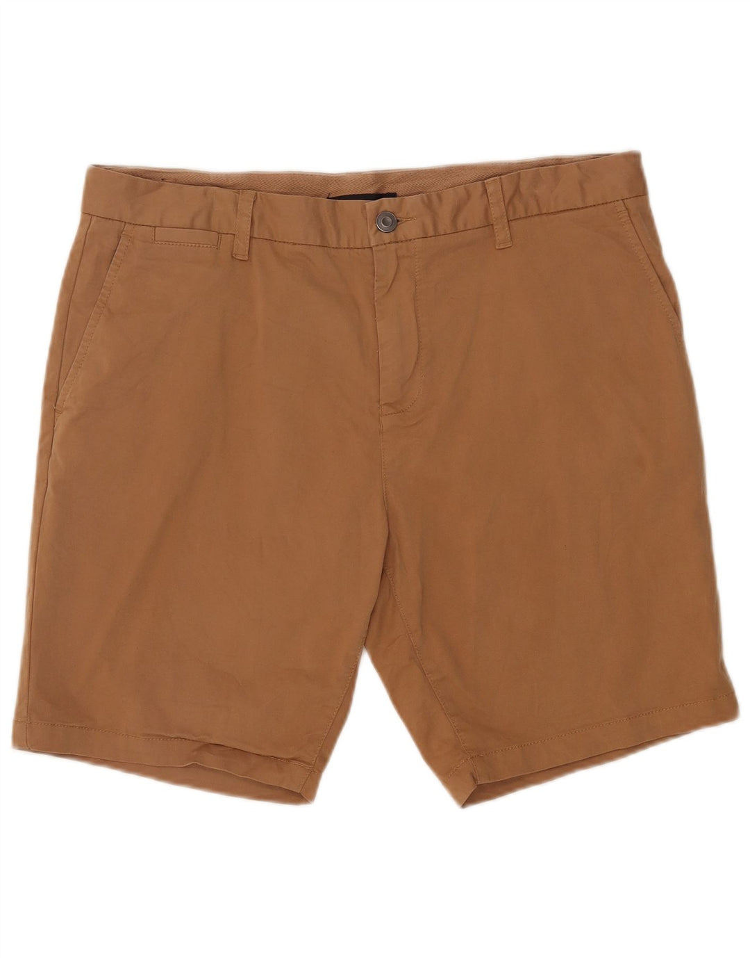 French Connection Herren-Chinoshorts, W36, groß, braune Baumwolle