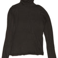 Zara Damen Rollkragenoberteil Langarm UK 12 Mittelgrau