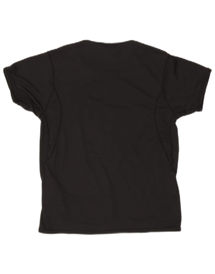 Nike Womens Graphic T-Shirt Top UK 10/12 Medium Black Polyester