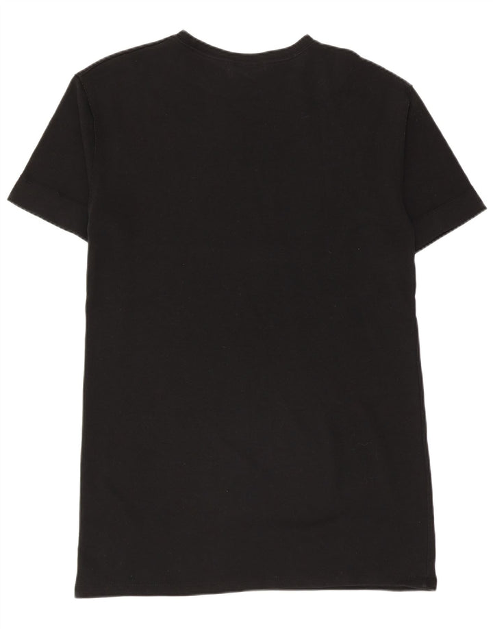 Zara Womens T-Shirt Dress UK 14 Medium Black