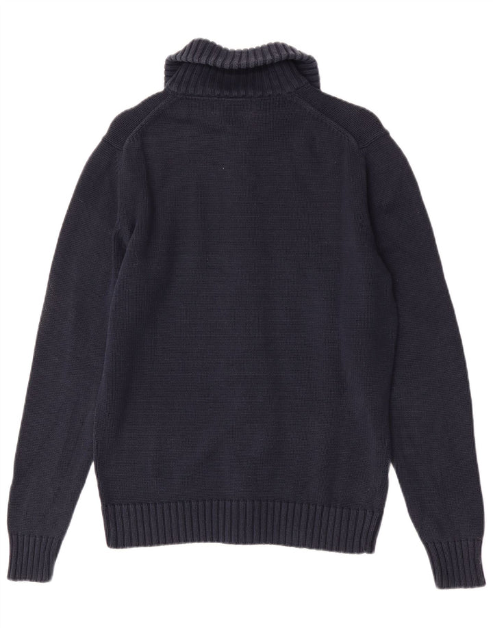 Zara Herre cardigan sweater Medium Marineblå