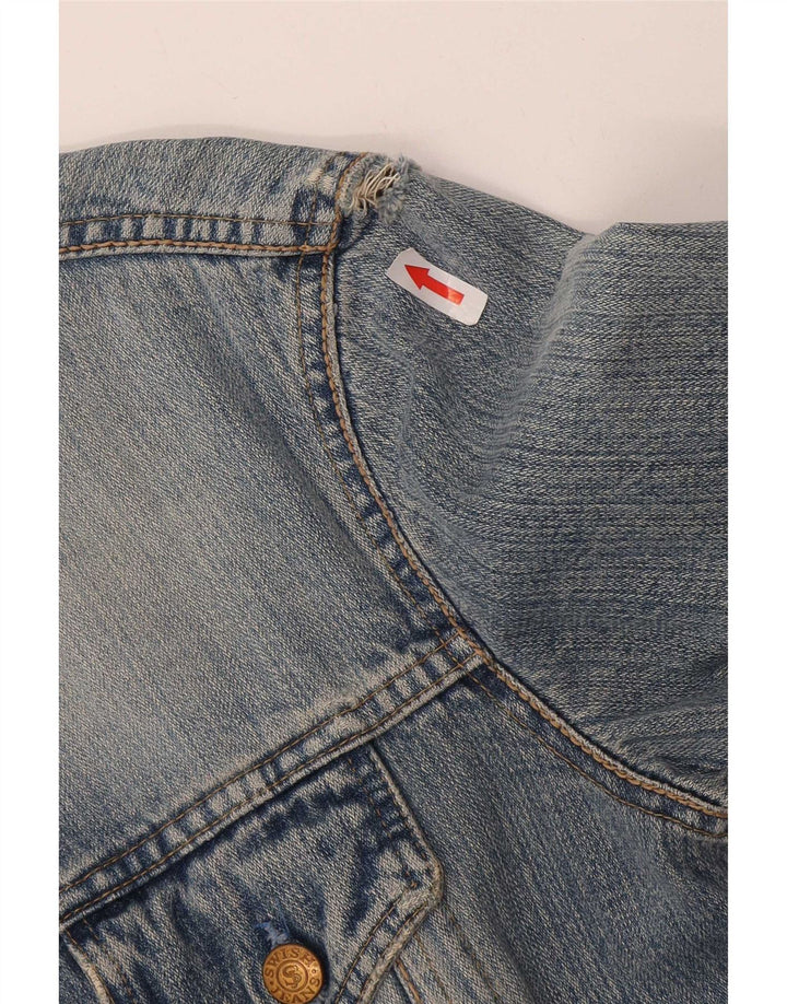 Jaqueta jeans feminina Swish UK 14 azul médio