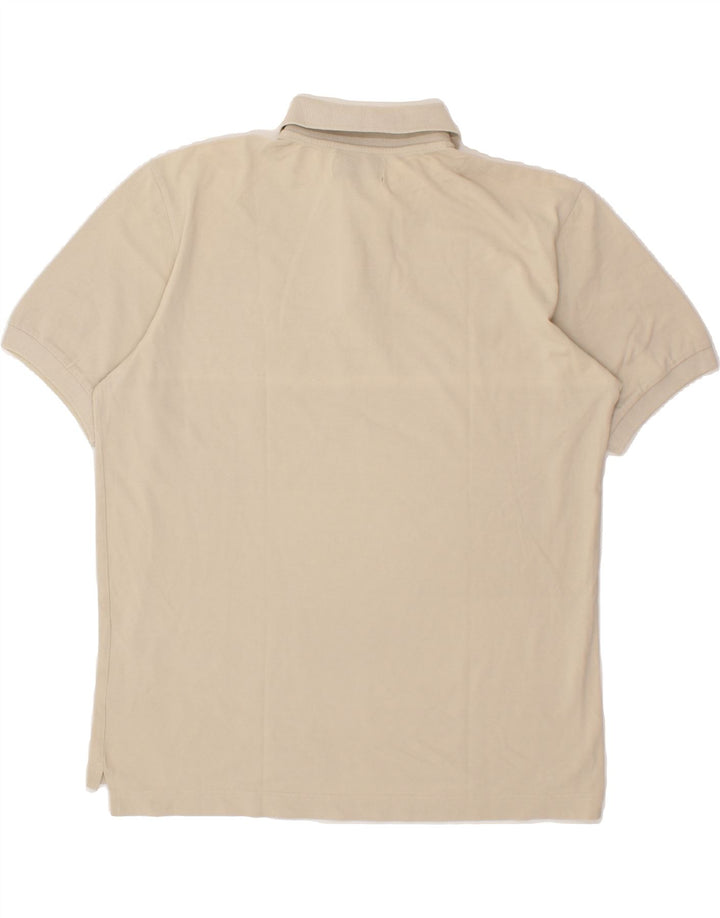 KAPPA Mens Polo Shirt Large Beige Cotton Vintage Kappa and Second-Hand Kappa from Messina Hembry 