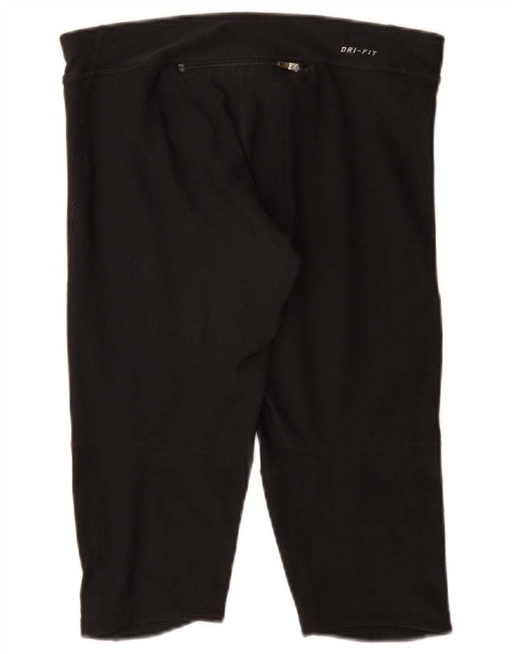 Nike Womens Dri Fit Capri Leggings UK 10 Small  Black