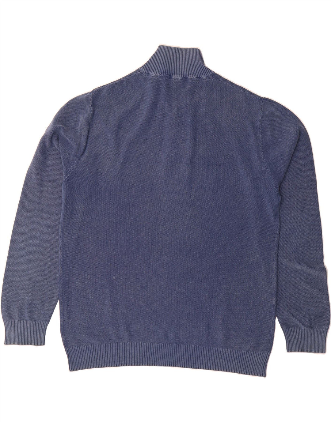 KAPPA Mens Zip Neck Jumper Sweater 2XL Blue Cotton Vintage Kappa and Second-Hand Kappa from Messina Hembry 