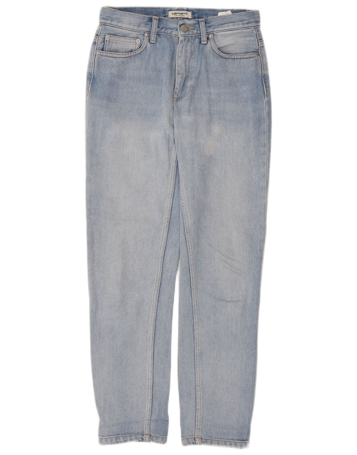 Carhartt Womens Straight Jeans W26 L28 Blue Cotton