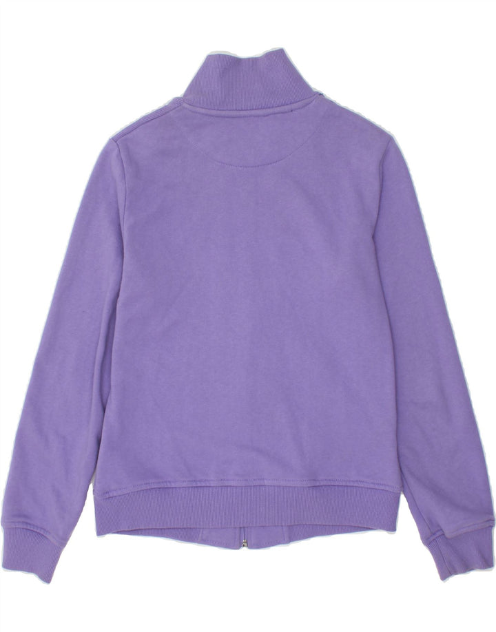 KAPPA Womens Tracksuit Top Jacket UK 12 Medium Purple Cotton Vintage Kappa and Second-Hand Kappa from Messina Hembry 