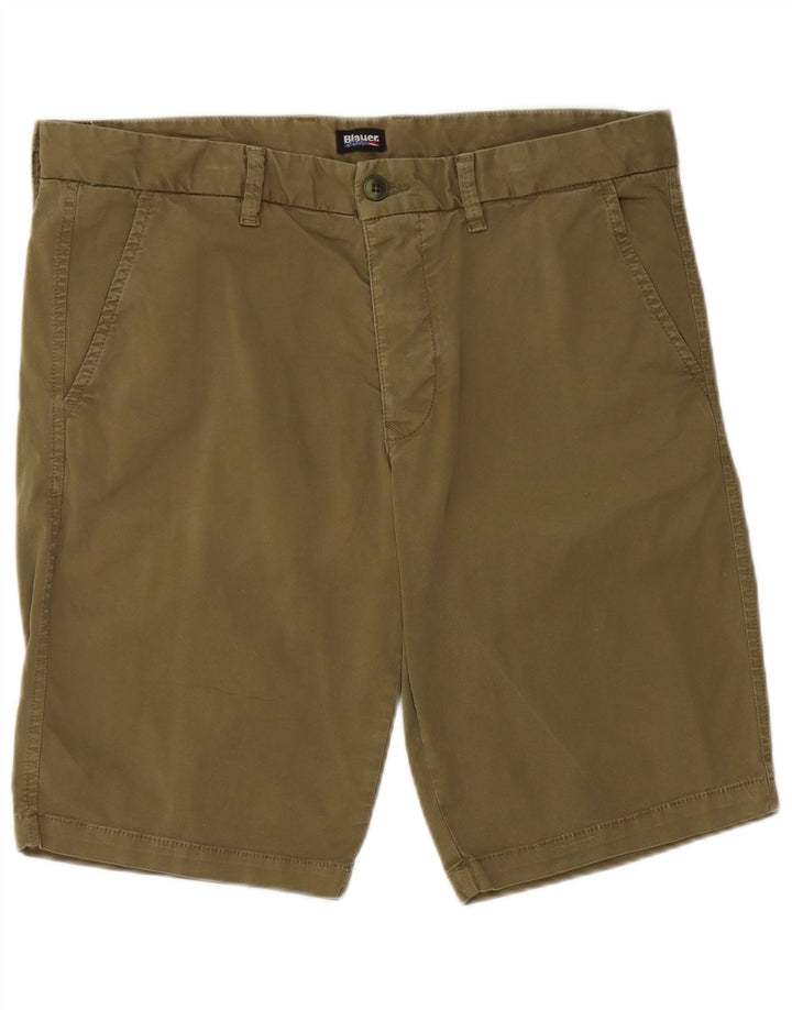 Blauer Mens Chino Shorts  W33 Medium Khaki Cotton
