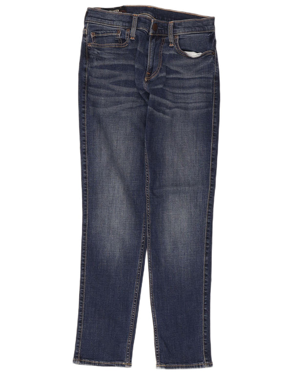 Vaqueros Hollister Hombre Tapered W28 L30 Algodón Azul