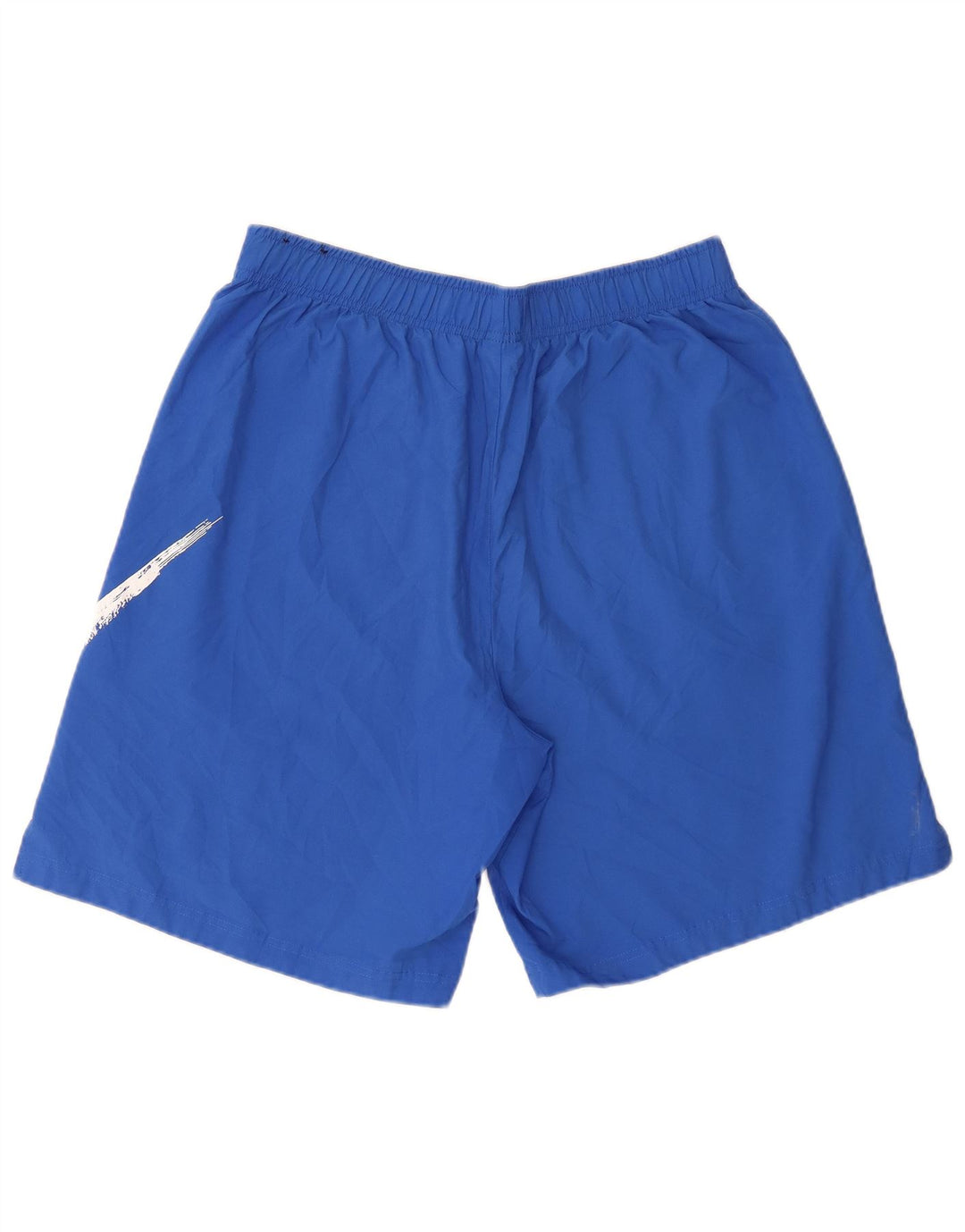 Nike Herre Dri Fit grafiske sportsshorts XL blå polyester