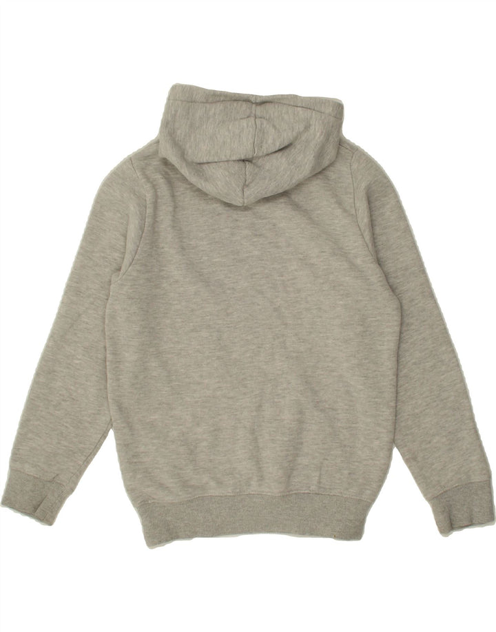 MCKENZIE Girls Graphic Hoodie Jumper 10-11 Years Grey Cotton Vintage Mckenzie and Second-Hand Mckenzie from Messina Hembry 