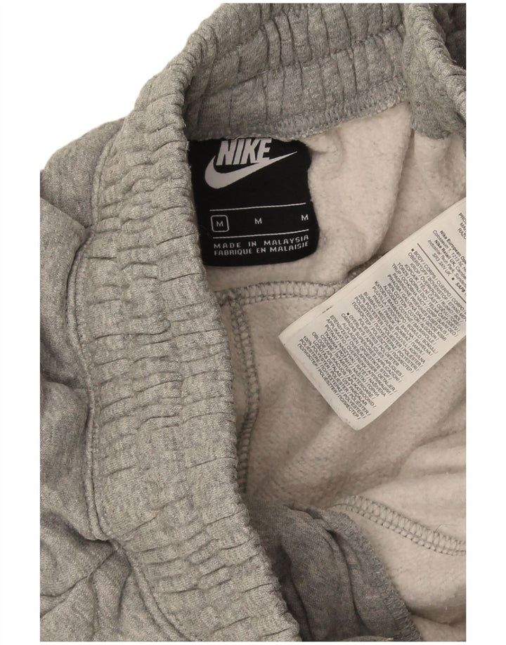 Nike Mens Tracksuit Trousers Joggers Medium Grey Colourblock Cotton