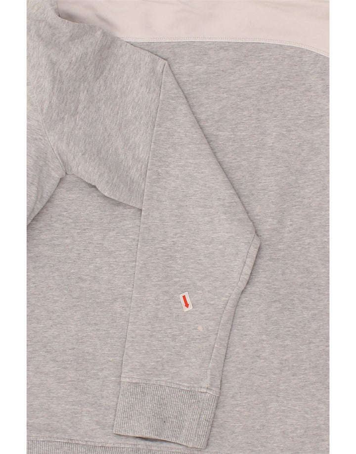 PUMA Womens Tracksuit Top Jacket UK 16 Large  Grey Colourblock Cotton Vintage Puma and Second-Hand Puma from Messina Hembry 