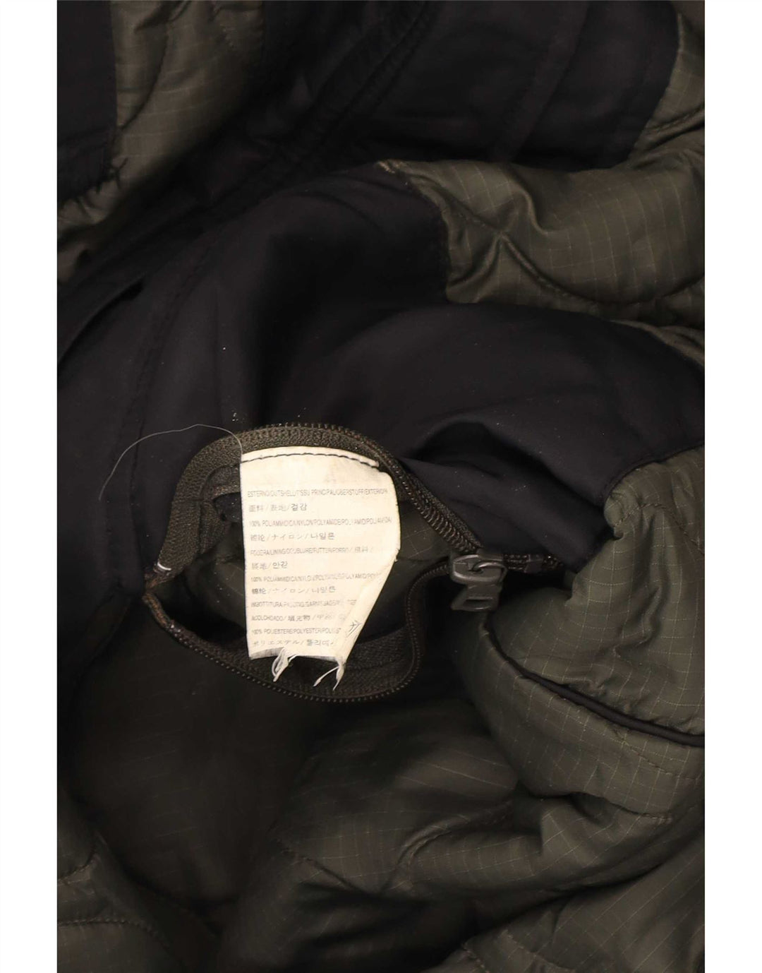 Giacca imbottita con cappuccio da uomo Gas UK 40 Large nera in poliammide