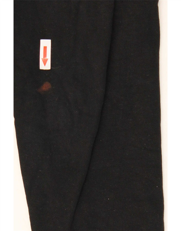 Marks & Spencer Mens Zip Hoodie Sweater Medium Black Cotton