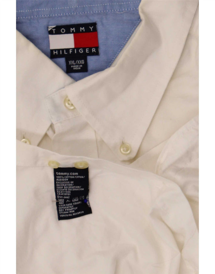 Tommy Hilfiger Chemise Homme 2XL Coton Blanc
