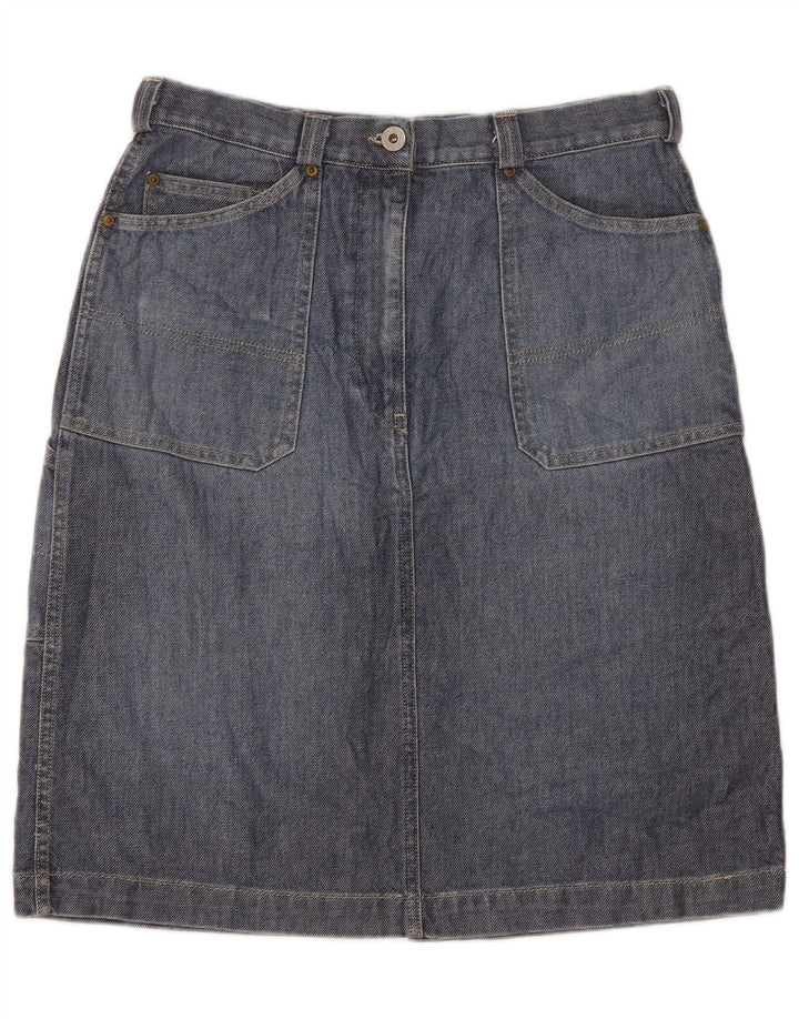 Replay Womens Denim Cargo Skirt W29 Medium Blue Cotton
