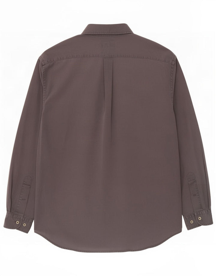 Marlboro Classics Chemise Homme XL Gris Coton