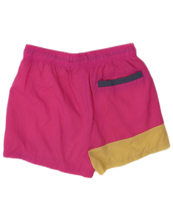 Nike Mens Sport Shorts Medium Pink Colourblock Nylon