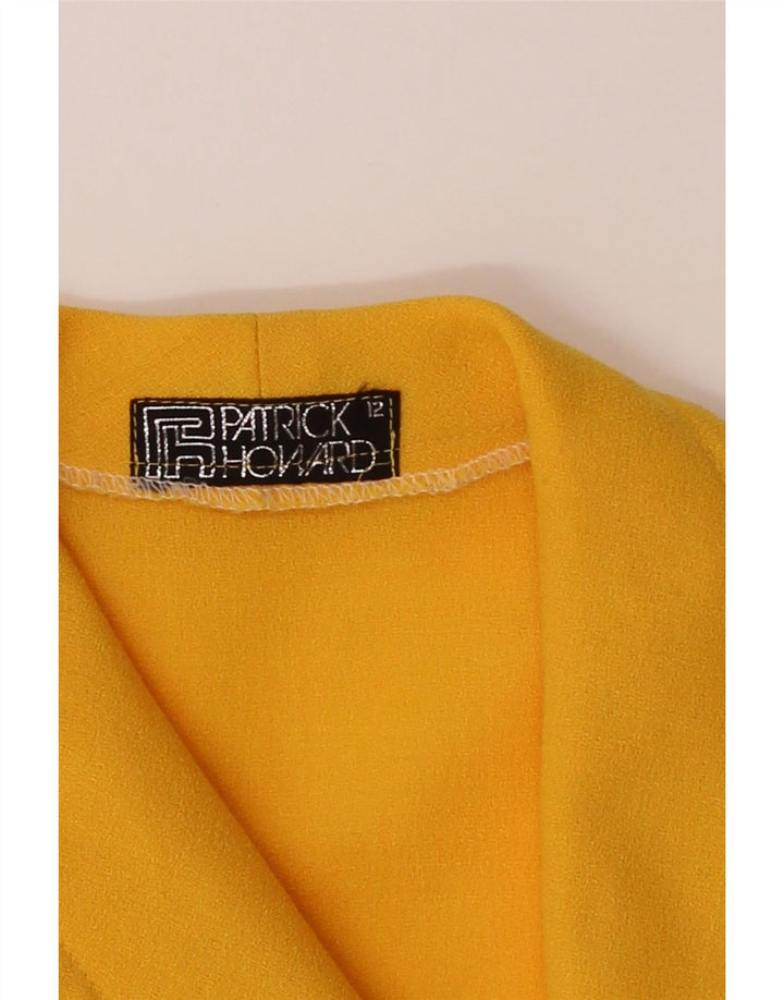 VINTAGE Womens Cardigan Top UK 12 Mdium  Yellow Vintage Vintage and Second-Hand Vintage from Messina Hembry 