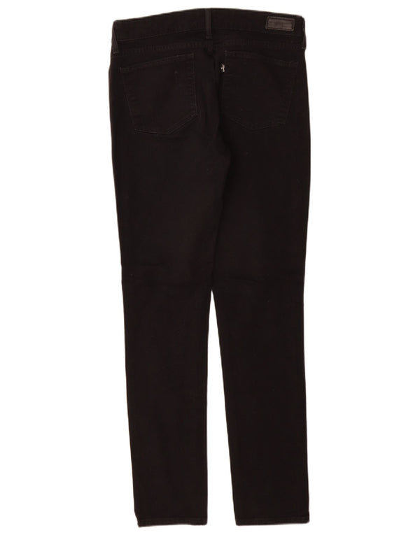 Levi's Womens Demi Curve Modern Rise Skinny Jeans W29 L30 Black Cotton