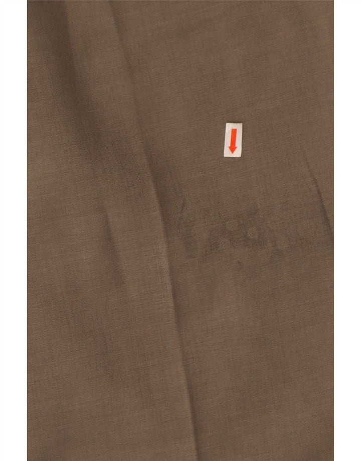 Marks & Spencer Mens Pegged Chino Trousers W34 L29 Grey Polyester