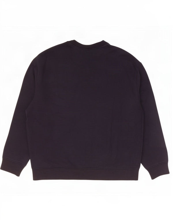 Damska bluza graficzna Emporio Armani Jumper UK 20 2XL Czarny Modal