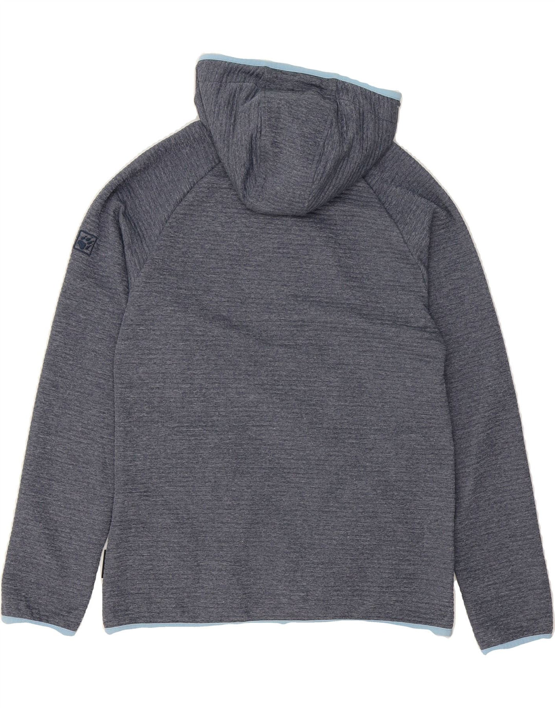 JACK WILLS Womens Zip Hoodie Sweater UK 14 Medium Navy Blue Polyester Vintage Jack Wills and Second-Hand Jack Wills from Messina Hembry 