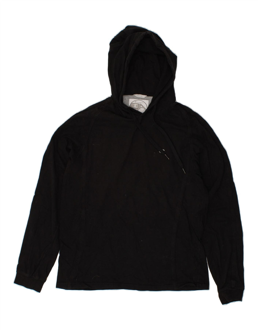CHAMPION Mens Hoodie Jumper Medium Black Cotton Vintage Champion and Second-Hand Champion from Messina Hembry 