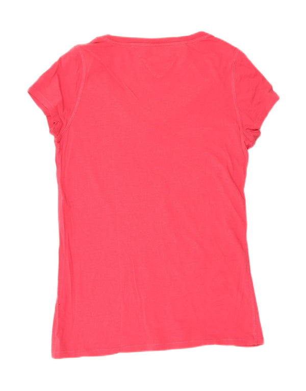 Tommy Hilfiger T-Shirt Femme UK 14 Large Rose