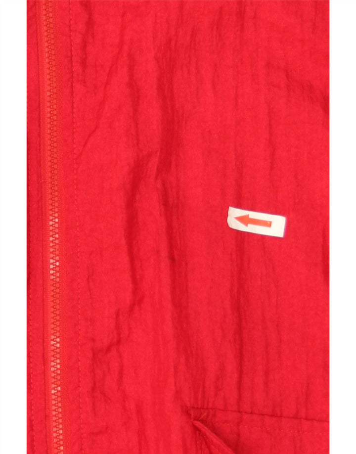 Descente Mens Bomber Jacket EU 50 Large Red Nylon