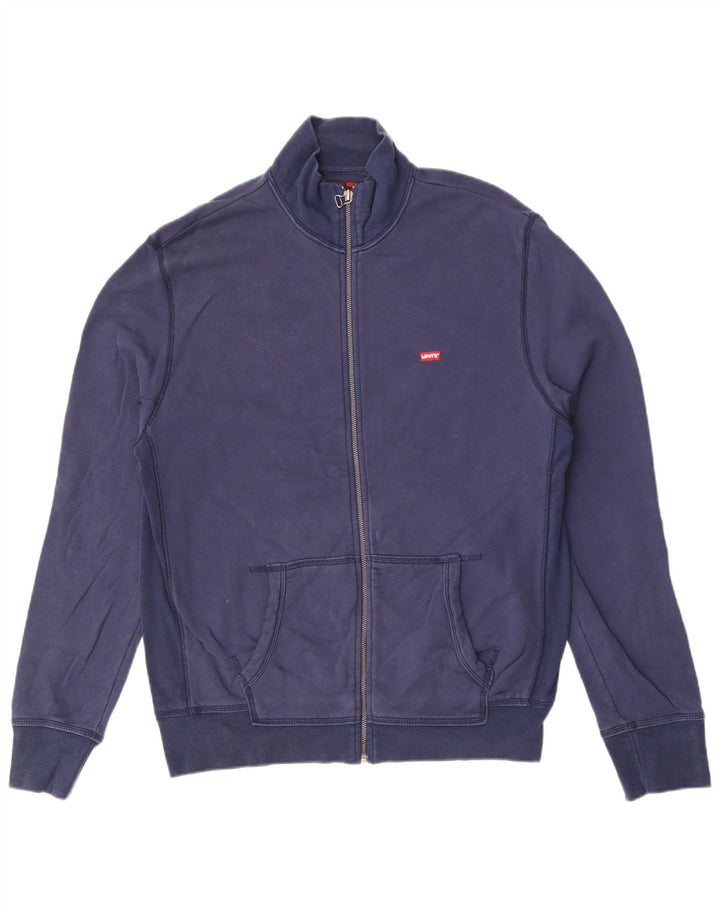 LEVI'S Mens Tracksuit Top Jacket Medium Navy Blue
