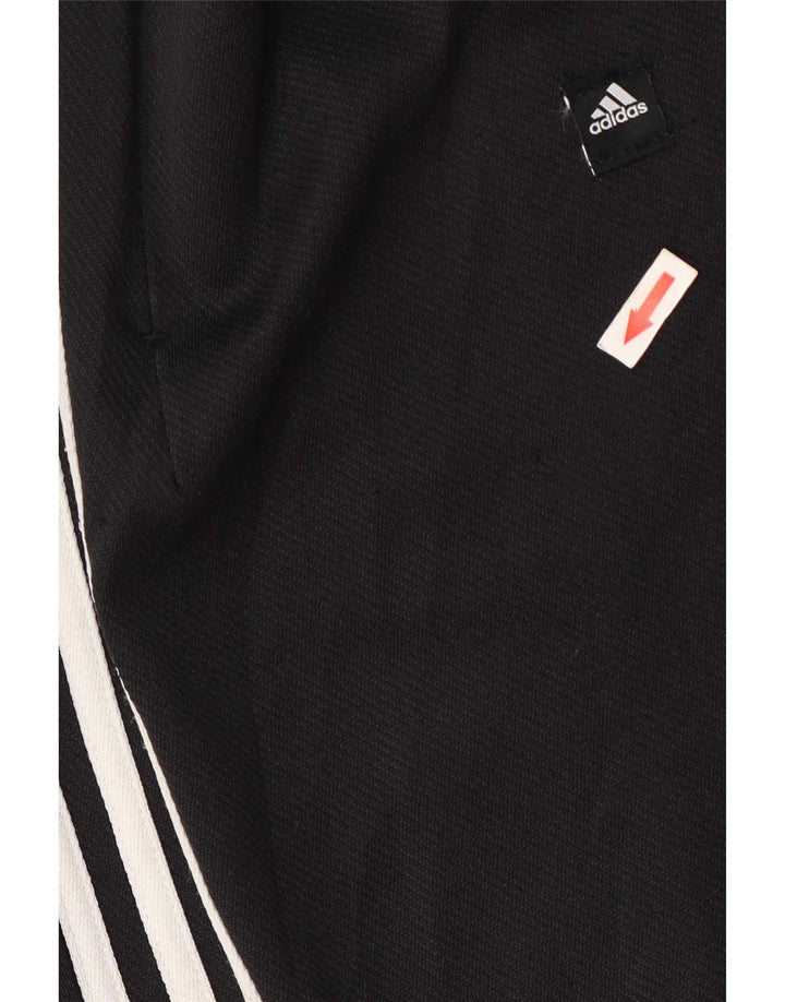 Pantaloni da tuta da uomo Adidas Large neri in poliestere