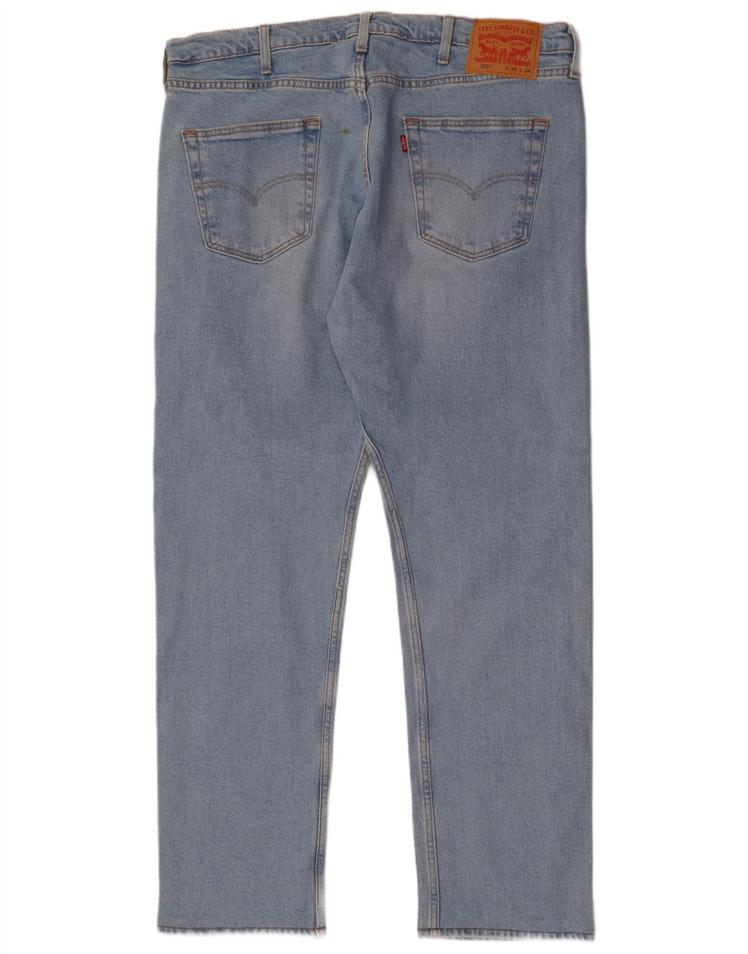 Levi's Mens 502 Tapered Jeans W38 L31 Blue Cotton
