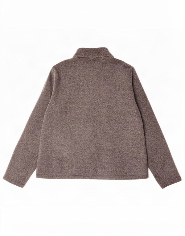 Marks & Spencer Chaqueta polar para mujer UK 44 Gris medio