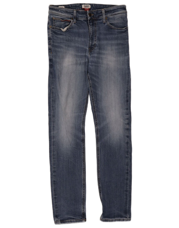 Jeans skinny da uomo Tommy Hilfiger W31 L32 cotone blu